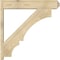 Ekena Millwork Balboa Craftsman Rough Sawn Outlooker, Douglas Fir, 8"W x 42"D x 42"H OUT08X42X42BOA04RDF - alternate 2